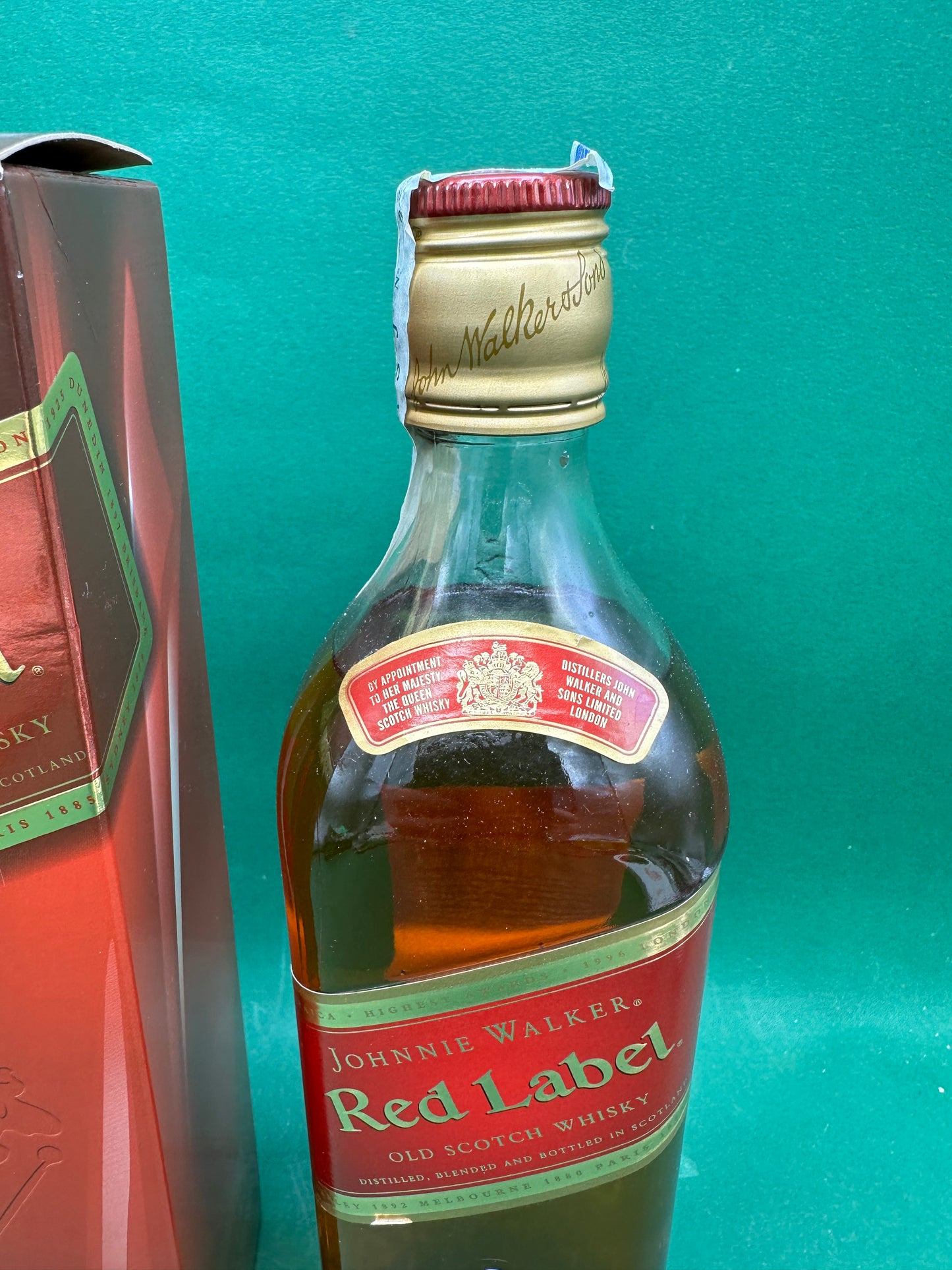 Bottiglia da collezione Johnnie Walker Red Label - Edizione 100° Anniversario