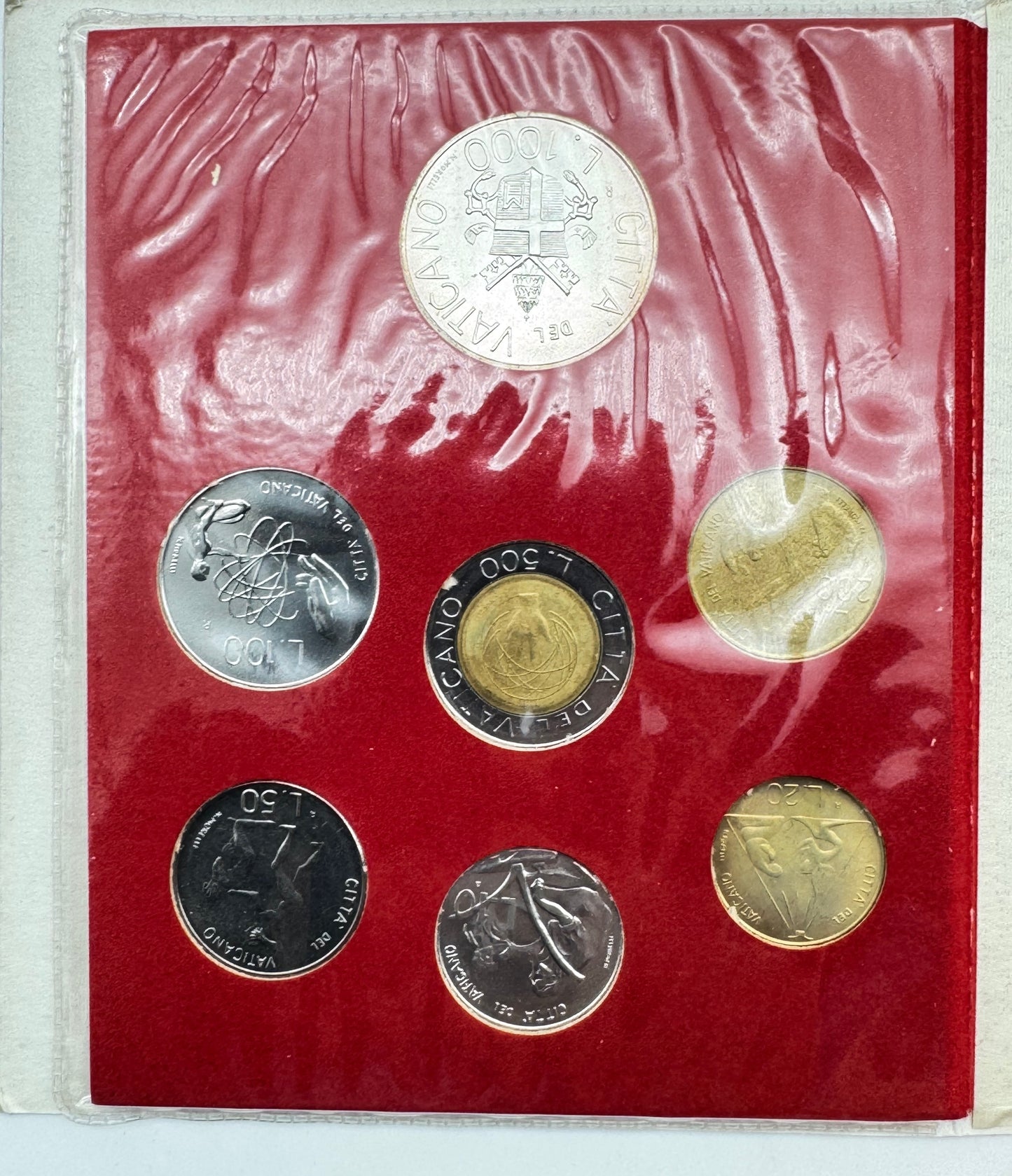 VATICANO Giovanni Paolo II Monete SERIE DIVISIONALE 1983 anno V
