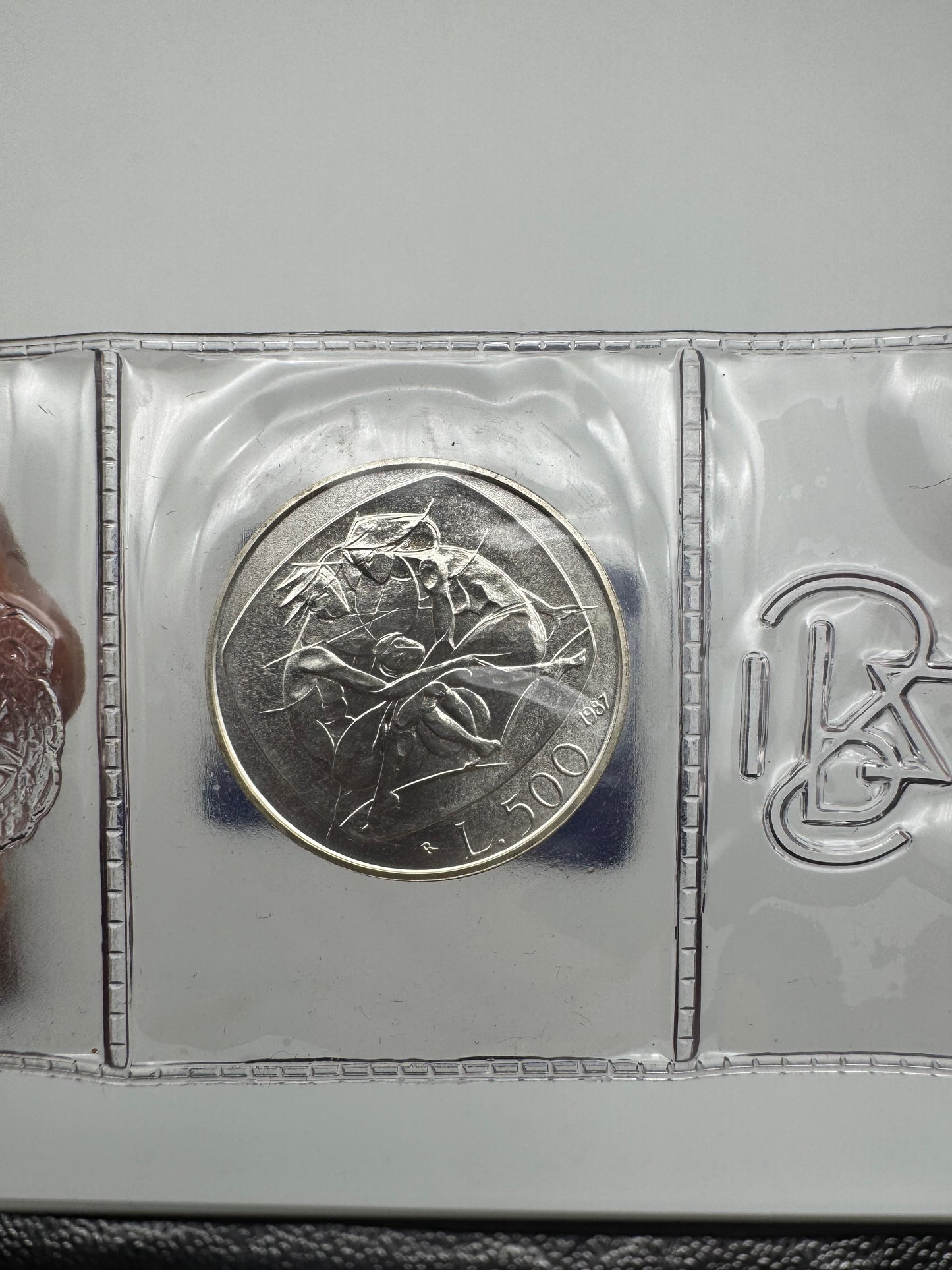 500 Lire Argento 1987 Anno Internazionale della Famiglia FDC Repubblica Italiana