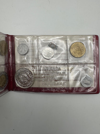 San Marino Serie Divisionale 1982 con Moneta d’Argento FDC Repubblica di San Marino