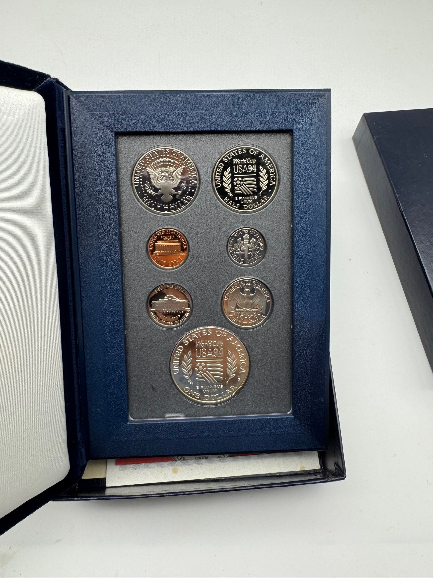 World Cup USA Set Coin 1994 Silver Dollar Proof with box