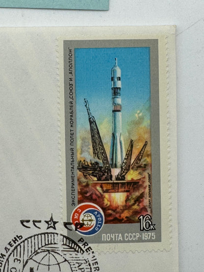 Apollo Soyuz 1975 Medaglia Argento 925‰ Missione USA URSS Space Franklin Mint