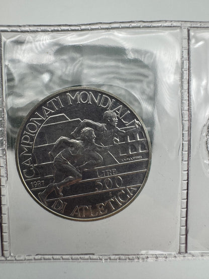 Italia 500 Lire Argento 1971 Centenario di Roma Capitale FDC con Custodia Originale