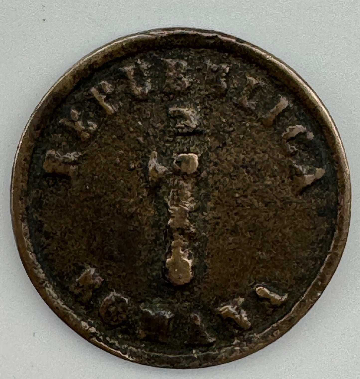 Moneta Preunitaria 1 Baiocco della Repubblica Romana del 1849