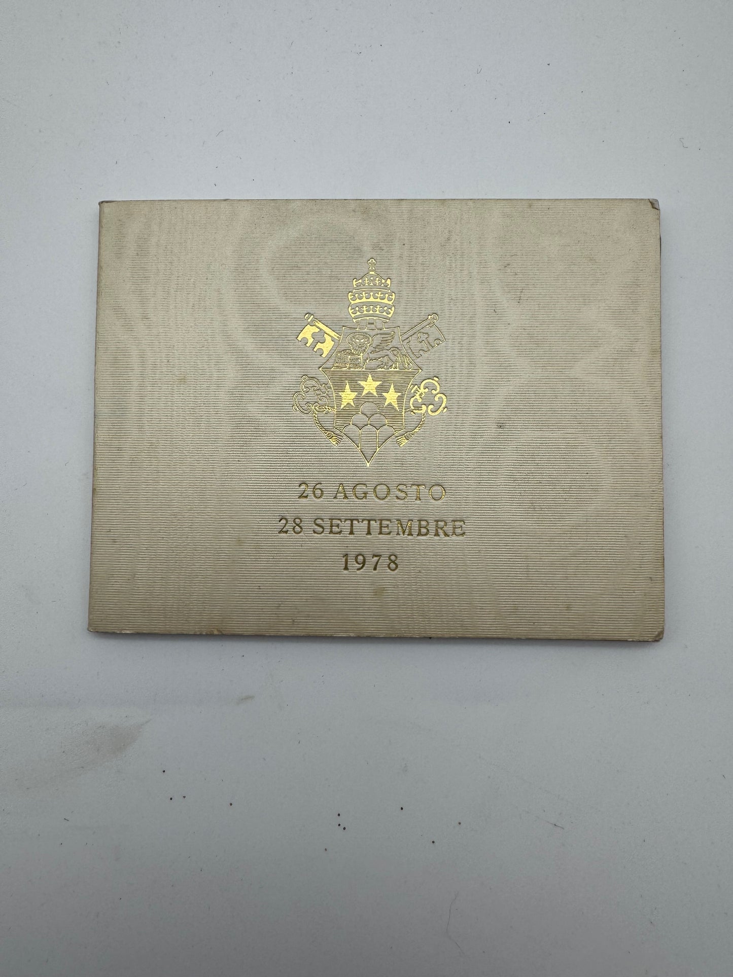 Vaticano Lire 1000 Argento 1978 – Giovanni Paolo I – Sede Apostolica Vacante – Folder Originale