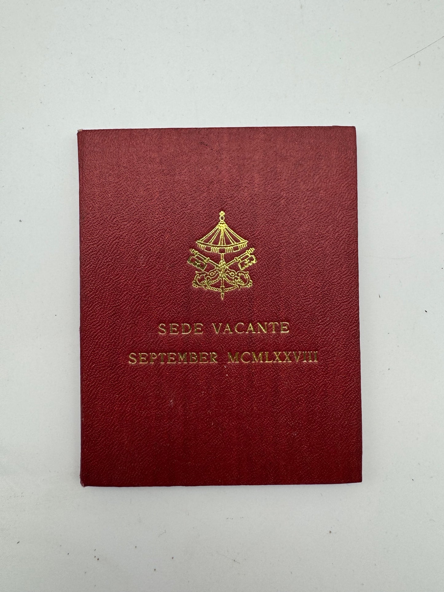 Vaticano  Lire 500 Argento 1978 Sede Vacante Settembre MCMLXXVIII FDC