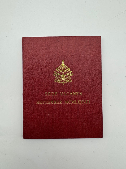 Vaticano  Lire 500 Argento 1978 Sede Vacante Settembre MCMLXXVIII FDC