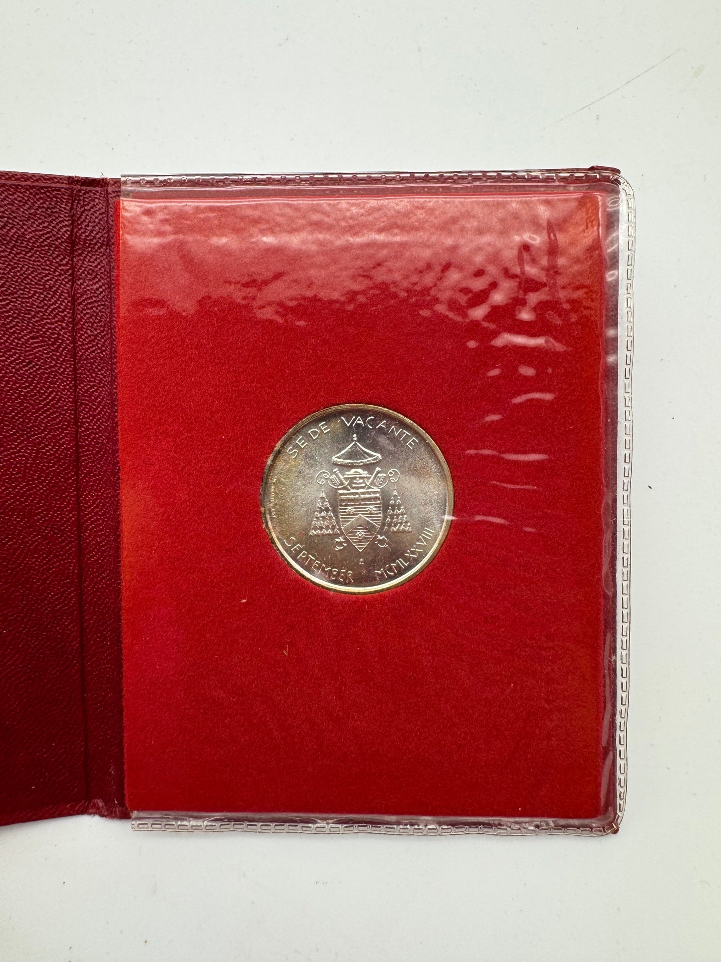 Vaticano  Lire 500 Argento 1978 Sede Vacante Settembre MCMLXXVIII FDC