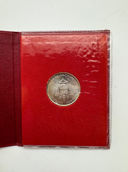 Vaticano  Lire 500 Argento 1978 Sede Vacante Settembre MCMLXXVIII FDC