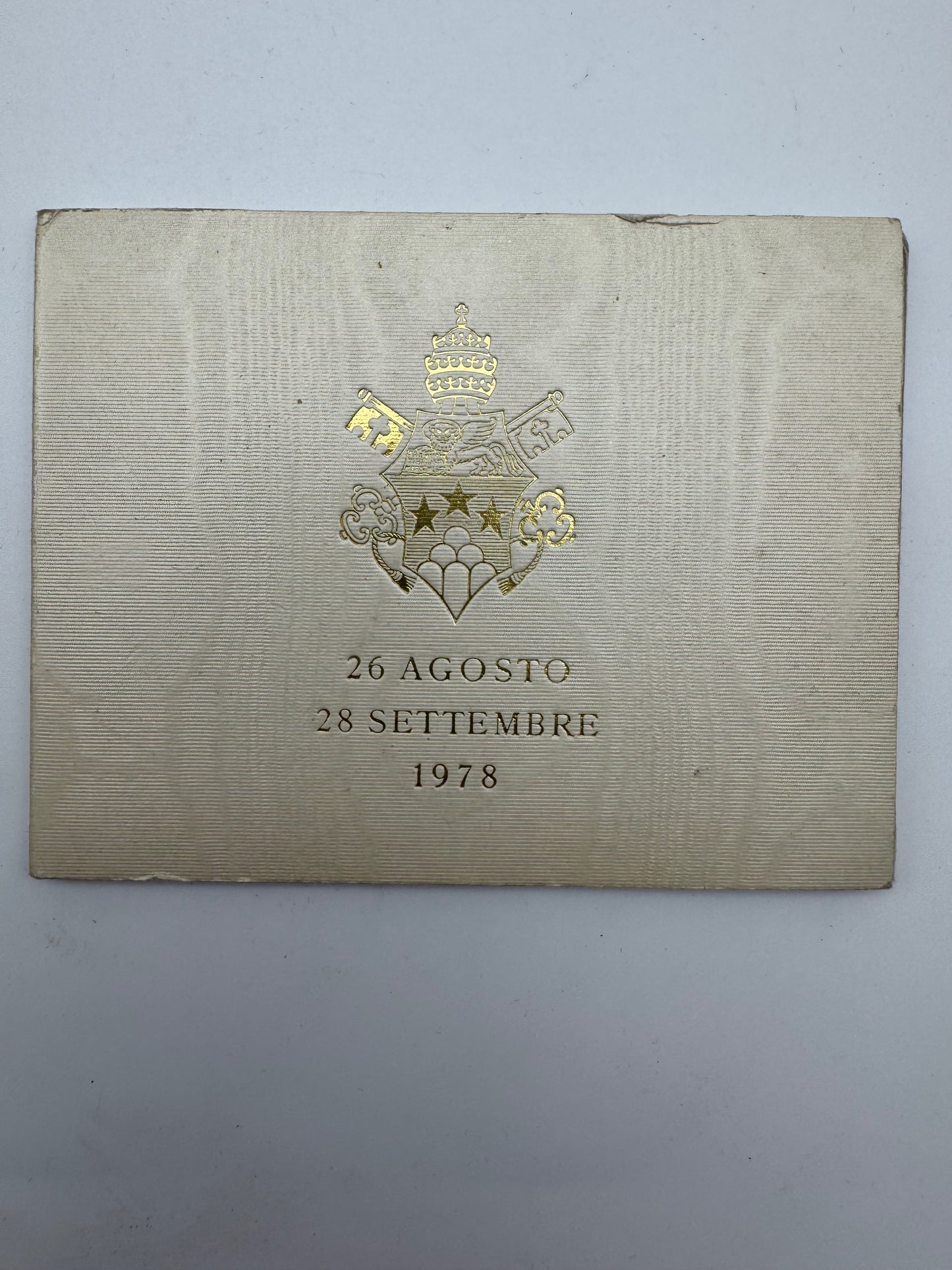 Vaticano Lire 1000 Argento 1978 Giovanni Paolo I FDC