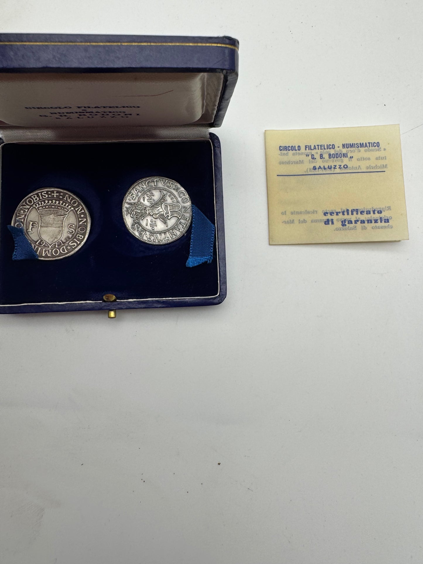 Riproduzioni Numismatiche Argento 925 Francesco I e Ludovico II Gonzaga – Tiratura 400 Esemplari – Saluzzo