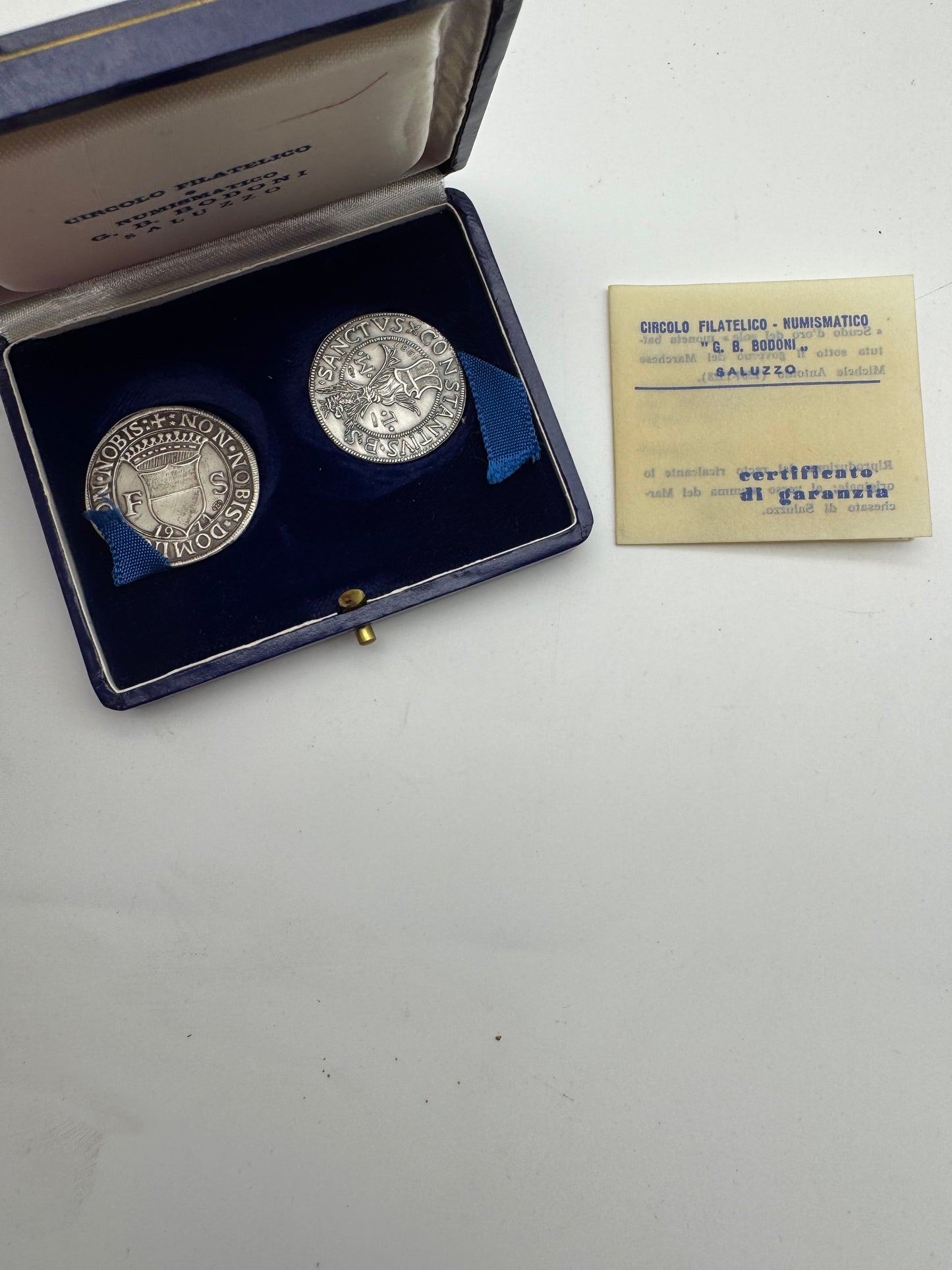 Riproduzioni Numismatiche Argento 925 Francesco I e Ludovico II Gonzaga – Tiratura 400 Esemplari – Saluzzo