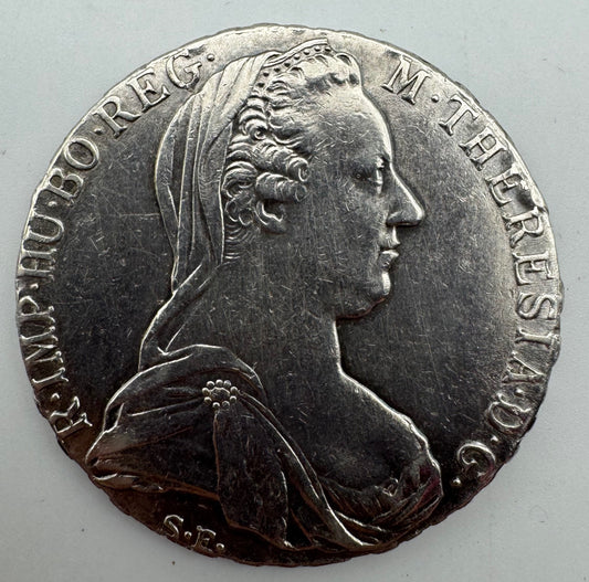 Austria Tallero di Maria Teresa 1780 Argento Riconiazione (Restrike) 27,94 g