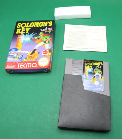 Vintage Gioco Solomon´s Key Nes Nintendo Game CIB