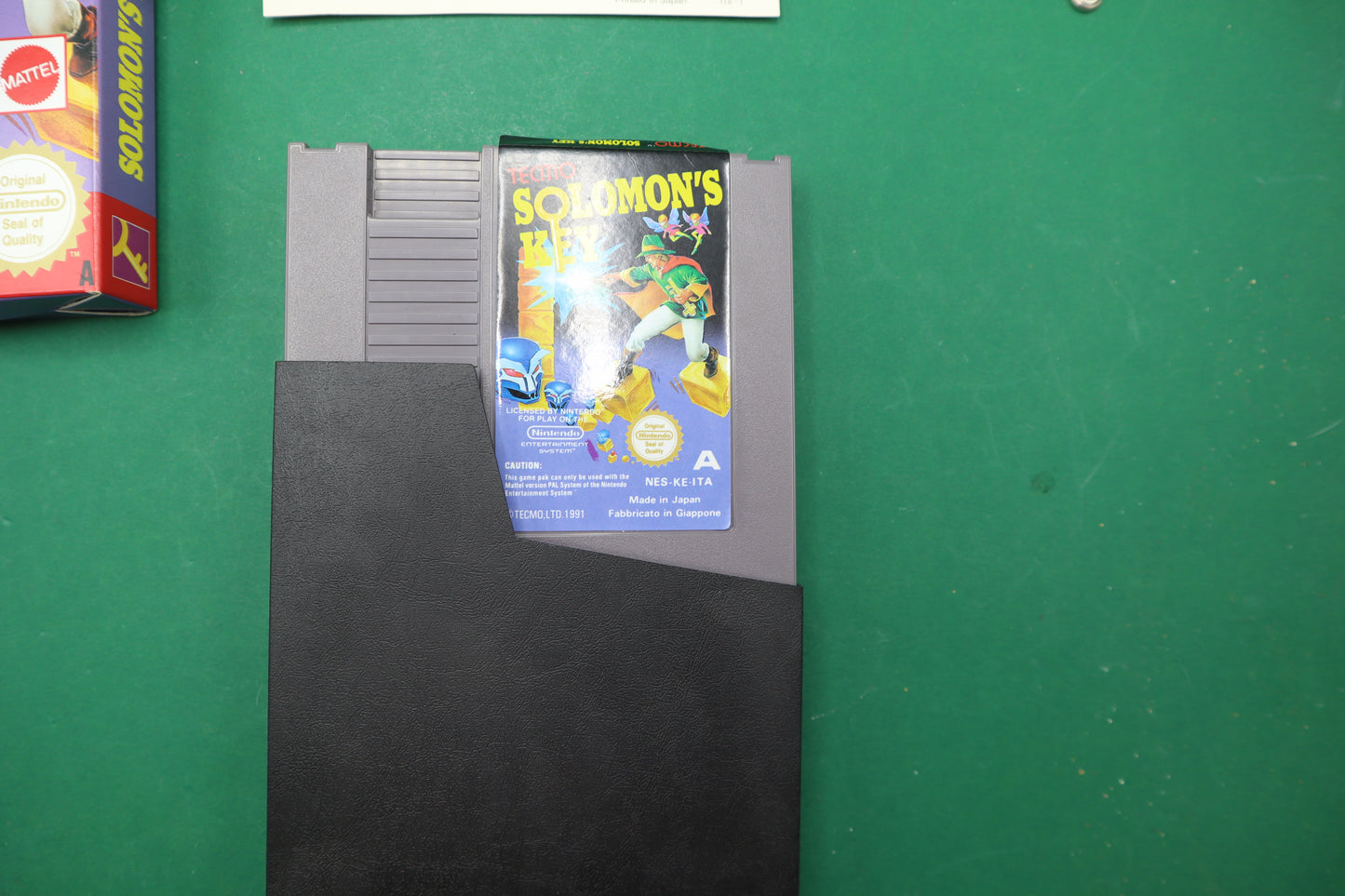 Vintage Gioco Solomon´s Key Nes Nintendo Game CIB