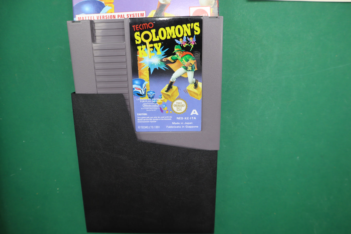 Vintage Gioco Solomon´s Key Nes Nintendo Game CIB