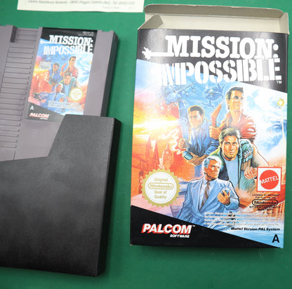 Vintage Nintendo Nes Mattell Mission Impossible Scatola Originale