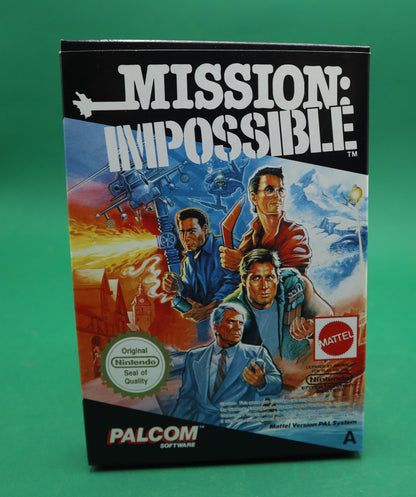 Vintage Nintendo Nes Mattell Mission Impossible Scatola Originale