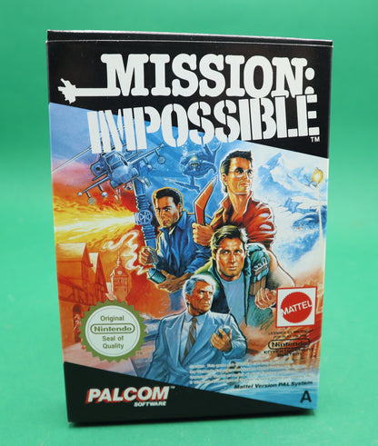 Vintage Nintendo Nes Mattell Mission Impossible Scatola Originale