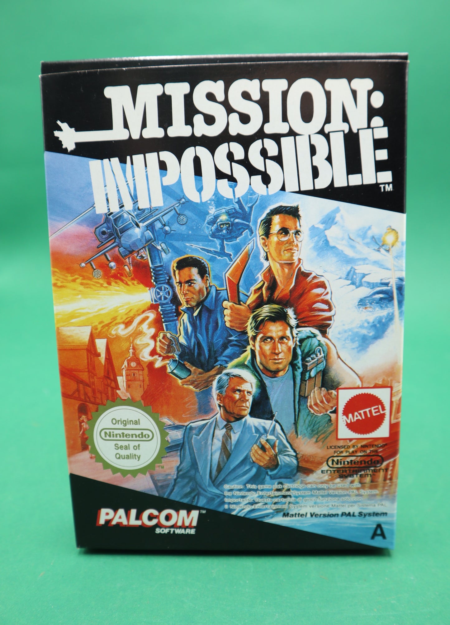 Vintage Nintendo Nes Mattell Mission Impossible Scatola Originale