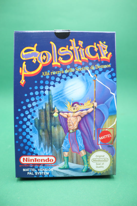 Vintage Nintendo Nes Mattell Solstice Scatola Originale