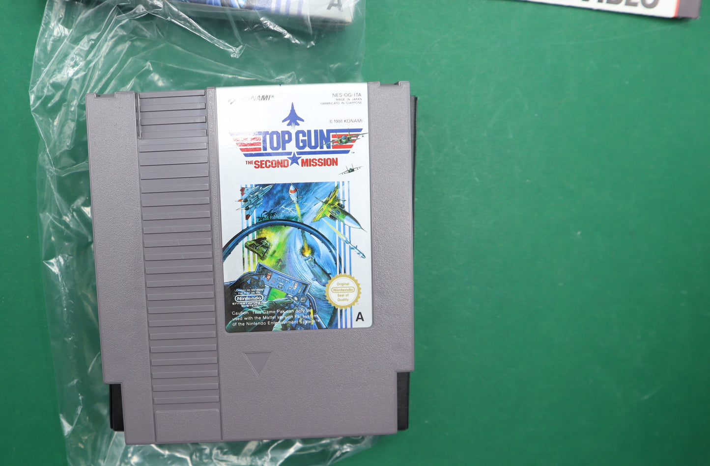 Vintage Nintendo Nes Mattell Top Gun - the second mission  Scatola Originale