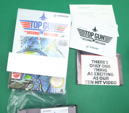 Vintage Nintendo Nes Mattell Top Gun - the second mission  Scatola Originale