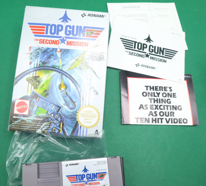 Vintage Nintendo Nes Mattell Top Gun - the second mission  Scatola Originale