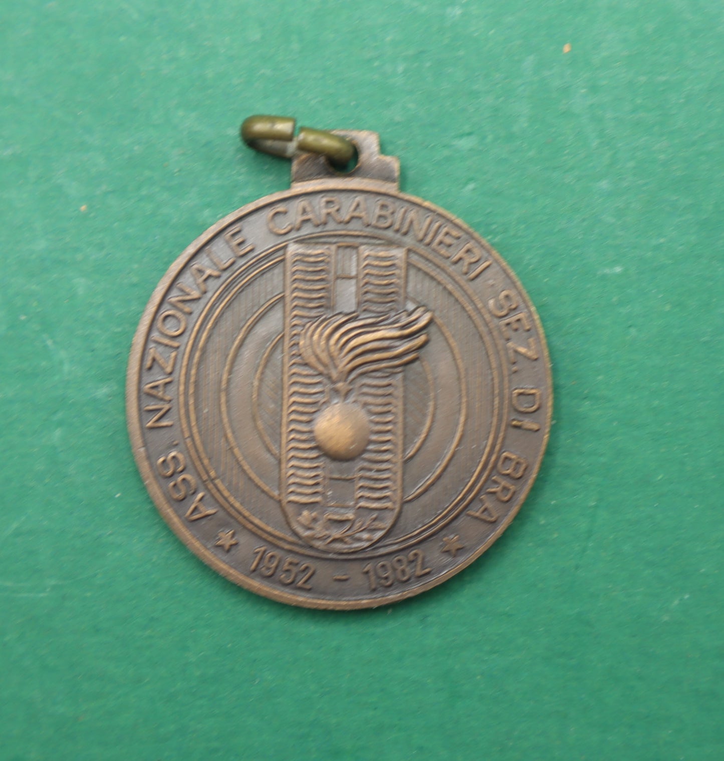 Vintage Medaglia Ass. Nazionale Carabinieri Sez. di Bra 1952-1982