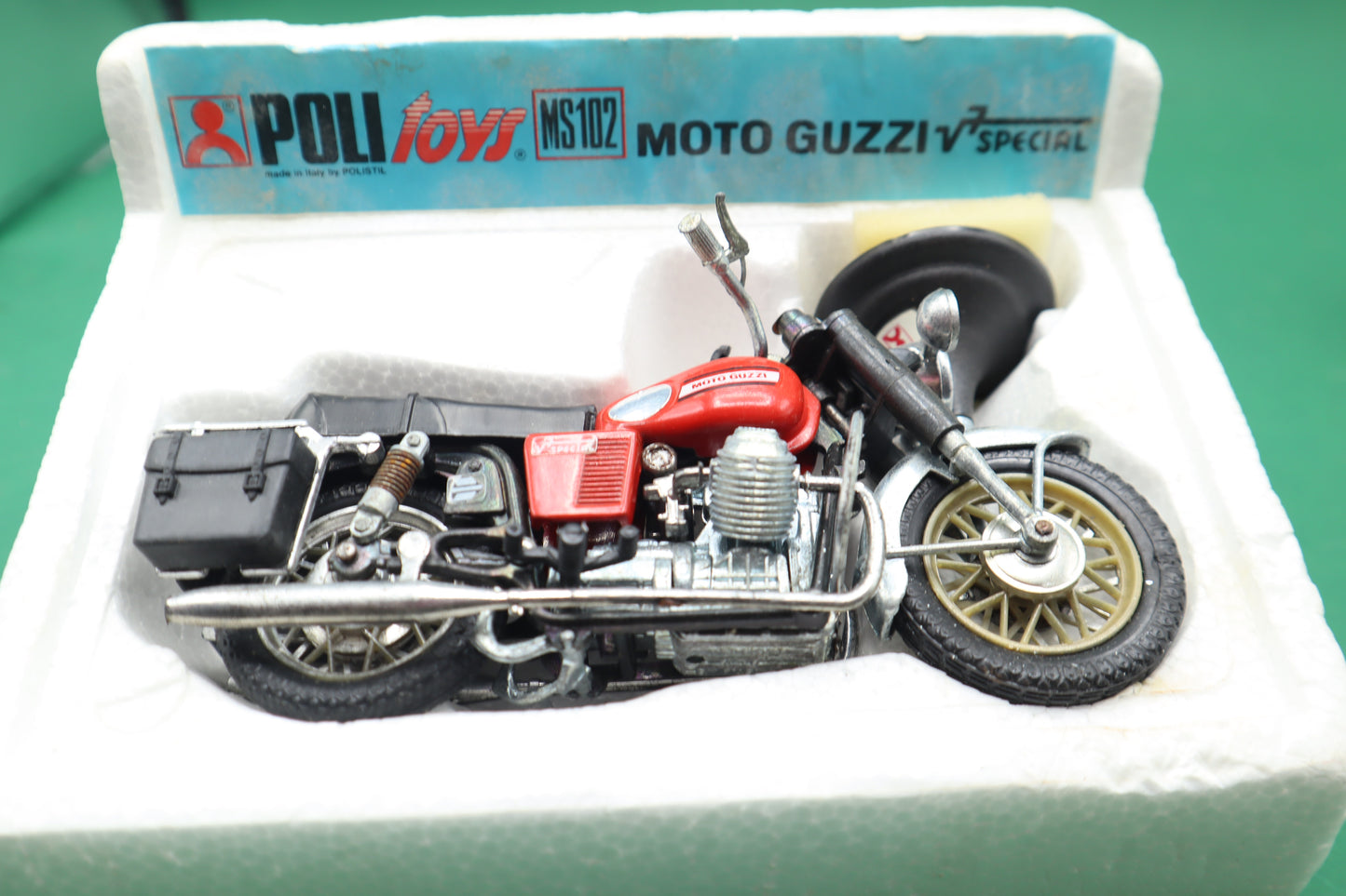 Vintage Poli Toys Moto Guzzi special MS 102 Scatola originale