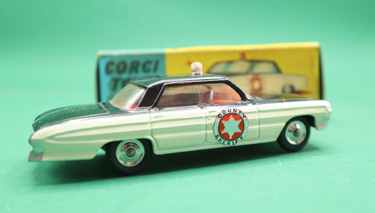 CORGI TOYS - 237- OLDSMOBILE ''SHERIFF'' CAR- SCATOLA ORIGINALE 1/43