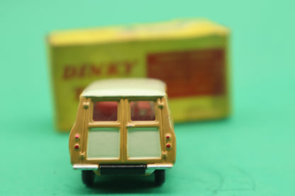 DINKY TOYS - 197- MORRIS MINI TRAVELLER- CREMA -MECCANO ENGLAND- SCATOLA ORIGINALE 1/43