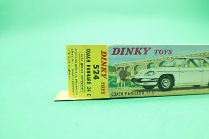 DINKY TOYS - 24C- COACH PANHARD - CREMA -MECCANO FRANCE- SCATOLA ORIGINALE 1/43