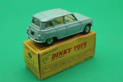 DINKY TOYS -518- RENAULT 4L- GRIGIO BLU -MECCANO FRANCE- SCATOLA ORIGINALE 1/43