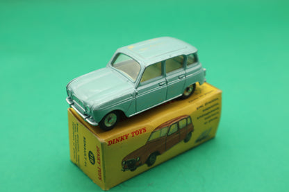 DINKY TOYS -518- RENAULT 4L- GRIGIO BLU -MECCANO FRANCE- SCATOLA ORIGINALE 1/43