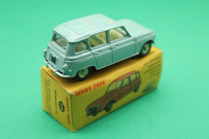 DINKY TOYS -518- RENAULT 4L- GRIGIO BLU -MECCANO FRANCE- SCATOLA ORIGINALE 1/43