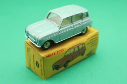 DINKY TOYS -518- RENAULT 4L- GRIGIO BLU -MECCANO FRANCE- SCATOLA ORIGINALE 1/43