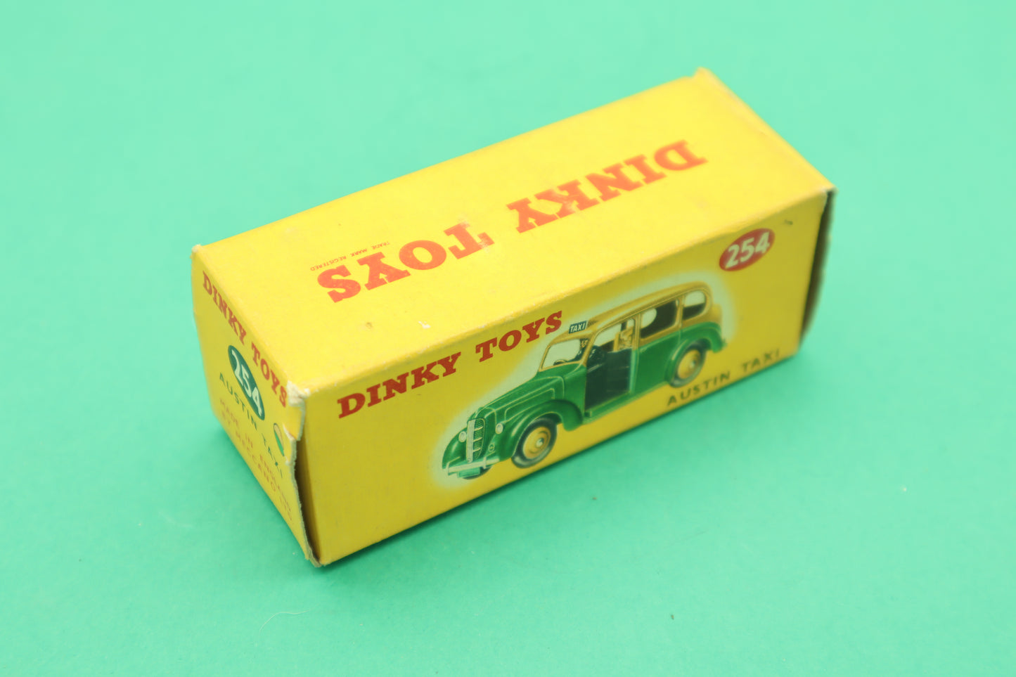 DINKY TOYS - 254- AUSTIN TAXI -NERO - MECCANO ENGLAND - SCATOLA ORIGINALE 1/43