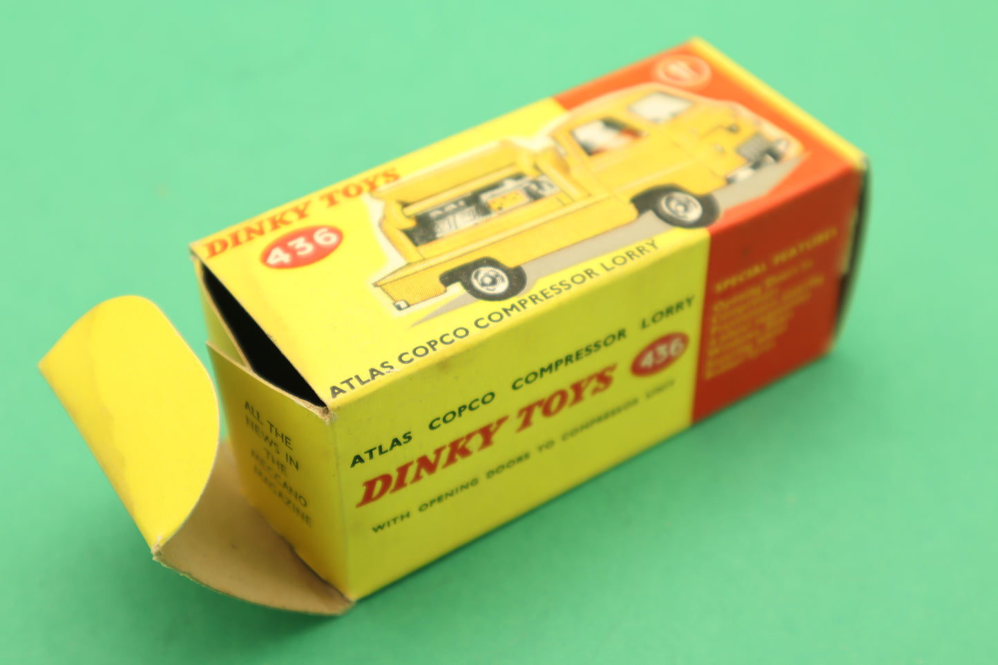 DINKY TOYS - 436 - ATLAS COPCO COMPRESSOR LORRY- MECCANO ENGLAND - SCATOLA ORIGINALE 1/43