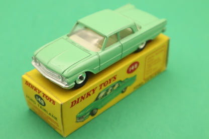 DINKY TOYS - 148- FORD FAIRLANE- VERDE ACQUA SCATOLA ORIGINALE 1/43 circa 1960's