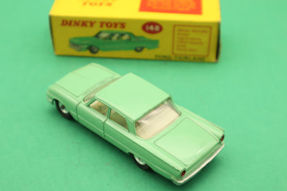 DINKY TOYS - 148- FORD FAIRLANE- VERDE ACQUA SCATOLA ORIGINALE 1/43 circa 1960's