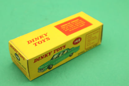 DINKY TOYS - 148- FORD FAIRLANE- VERDE ACQUA SCATOLA ORIGINALE 1/43 circa 1960's