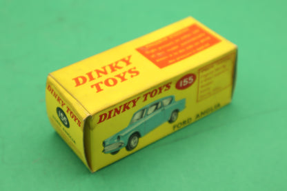 DINKY TOYS - 155- FORD ANGLIA -VERDE ACQUA - MECCANO ENGLAND - SCATOLA ORIGINALE 1/43