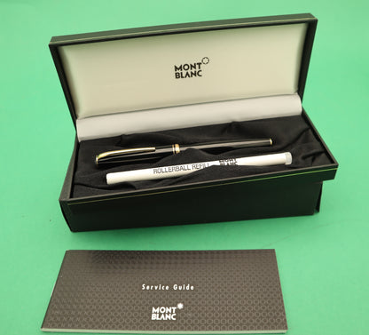 MontBlanc Meisterstuck Ballpoint Pen Black and Gold With box Made in Germany