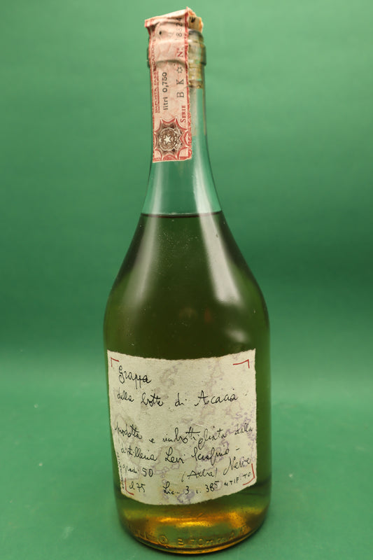 Vintage Grappa 'della lotta di Acacia' Distilleria Levi Serafino Alba/Neive