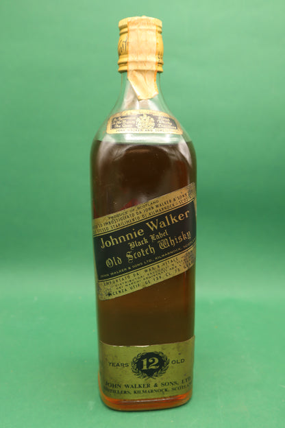 Johnnie Walker Black Label old Scotch whisky Scotland 12anni  75cl