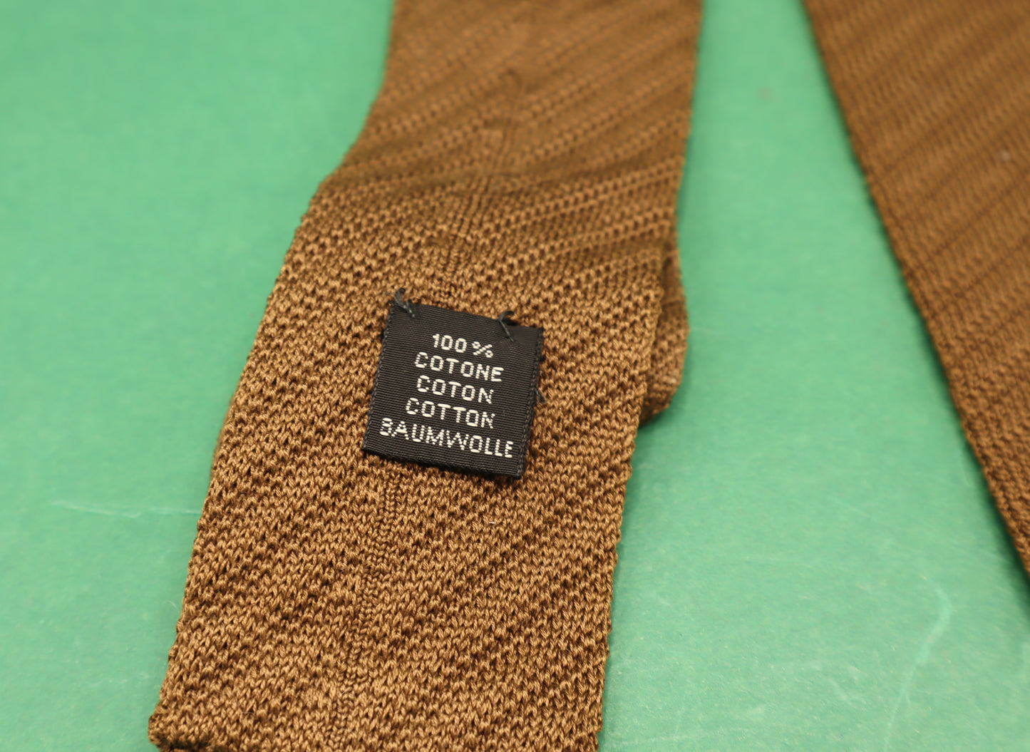 Vintage Cravatta Tie Yves Saint Laurent 100% Cotone Made in Italy