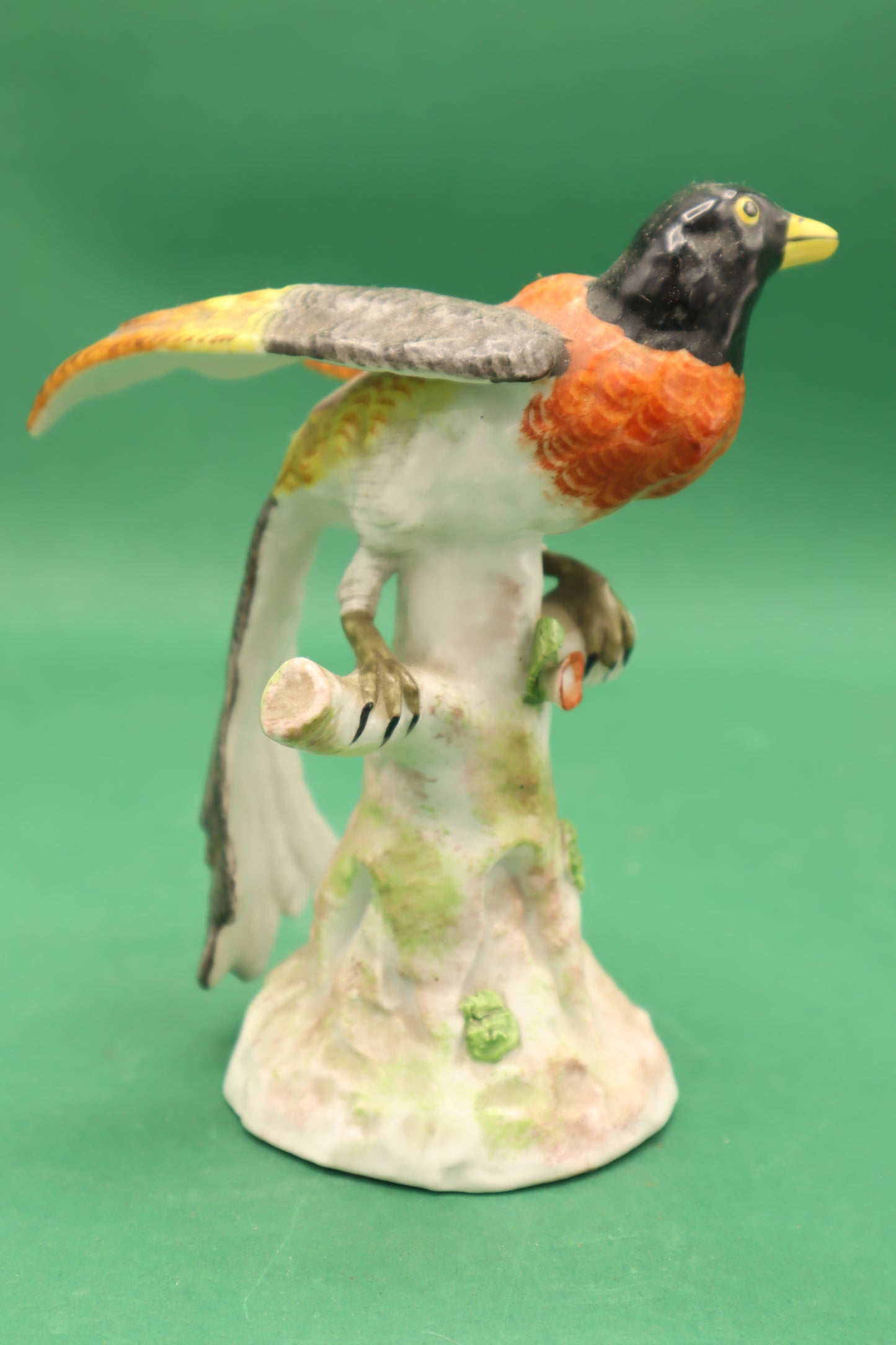 Uccellino Bird Oiseau porcelaine Ceramique de  Paris XX siècle