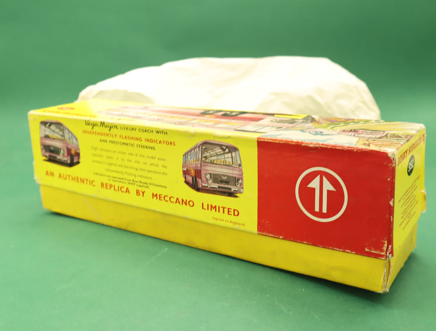 DINKY SUPER TOYS - 952 -VEGA MEGA LUXURY COACH -MECCANO LTD -SCATOLA ORIGINALE 1/43