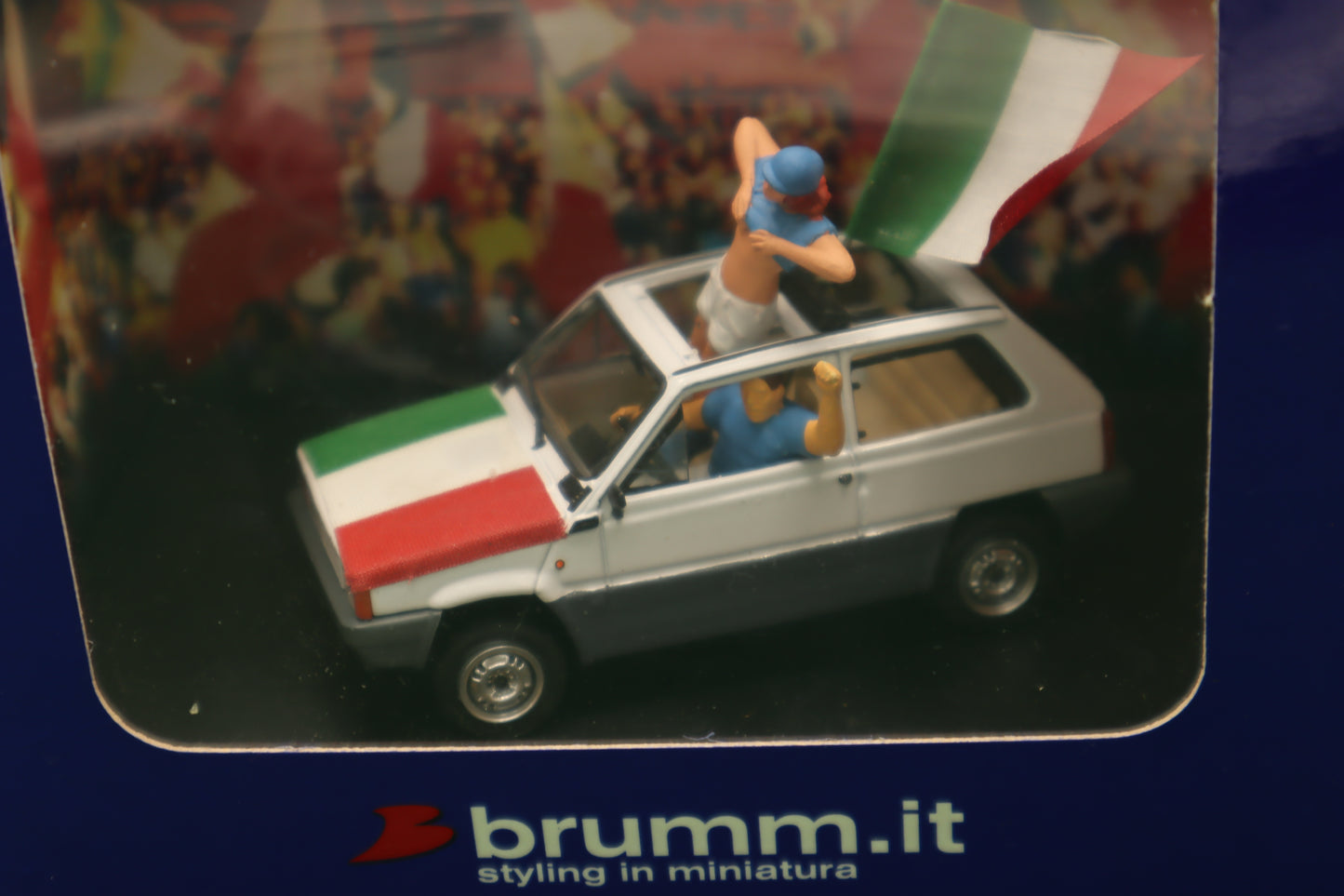 Ciampioni del mondo 2006 - FIAT PANDA 45 Tetto Apribile 1981 -Brumm.it SCATOLA ORIGINALE 1/43